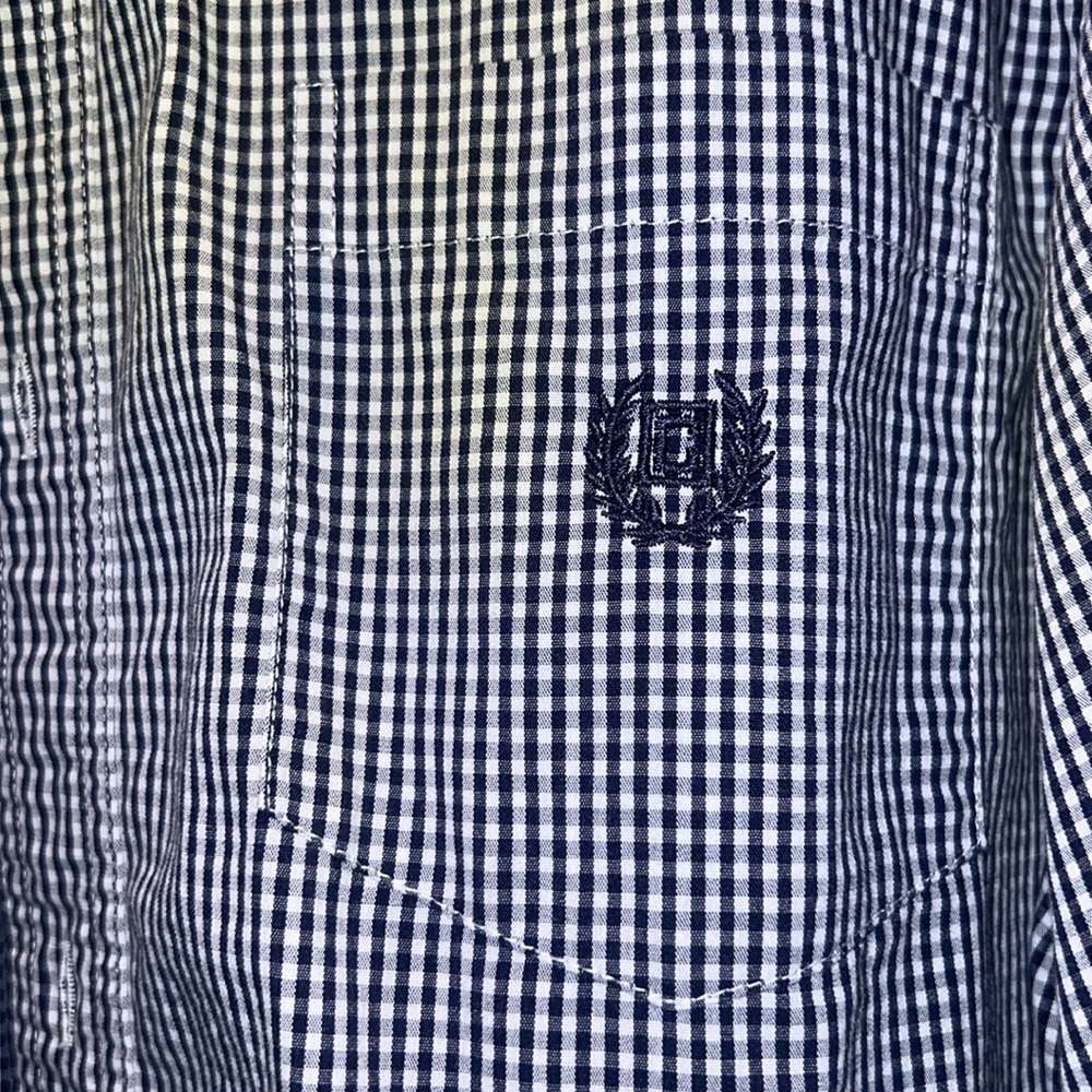 Navy/White Button Down - image 2